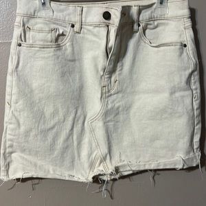 Ana Cream Jean skirt size 8